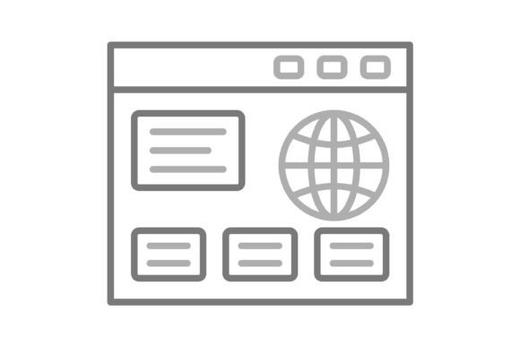 Browser Greyscale Line Icon: A Designer's Practical Asset