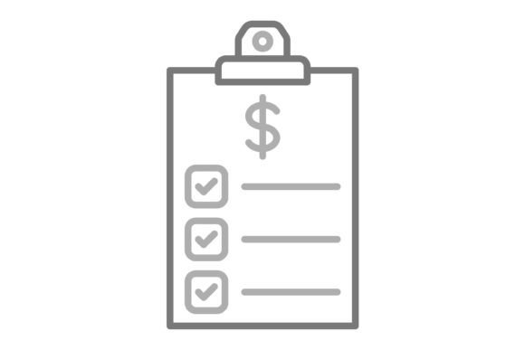 Clipboard Greyscale Line Icon: A Versatile Design Asset