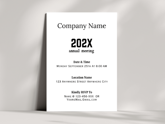 Elevate Your Corporate Event with a Professional Invitation Template