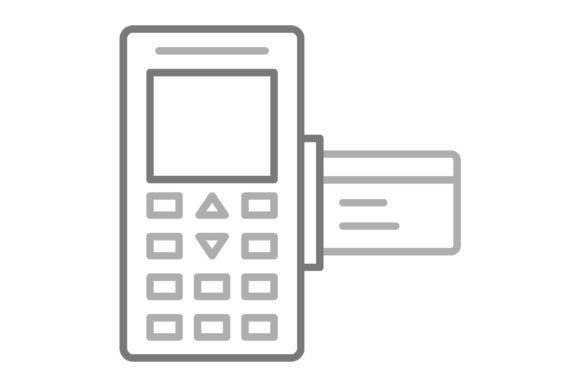 Post Terminal Greyscale Line Icon: A Designer's Toolkit Essential