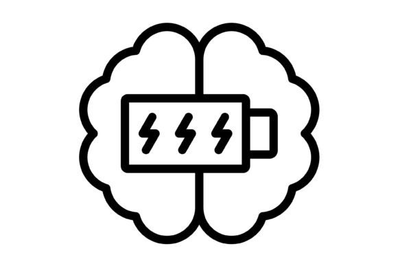 The Brain Outline Icon: A Versatile Asset for Modern Design
