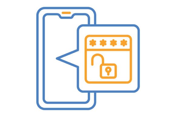 Unlock Blue & Orange Line Icon: A Designer's Toolkit