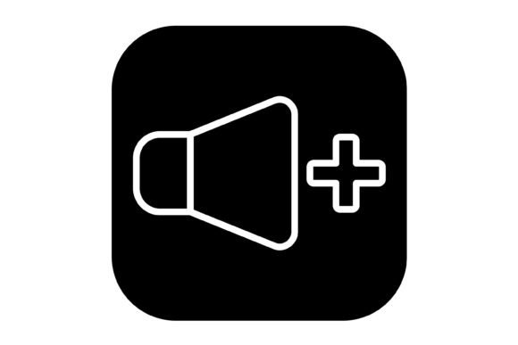 Volume Up Glyph Icon: A Universal Asset for Modern Design