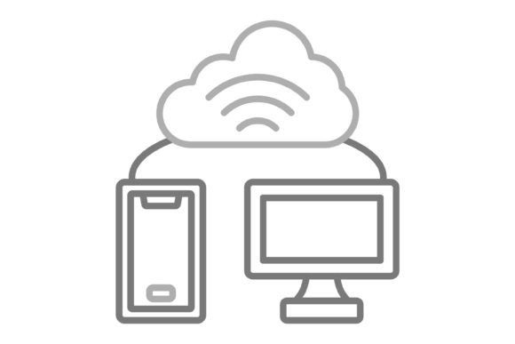 Wifi Connection Greyscale Line Icon: A Designer's Essential Asset
